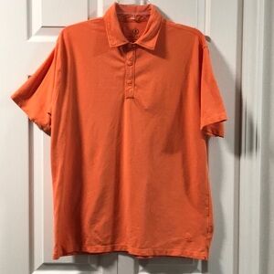 Saltaire Vibrant Orange Short-Sleeve Polo Shirt